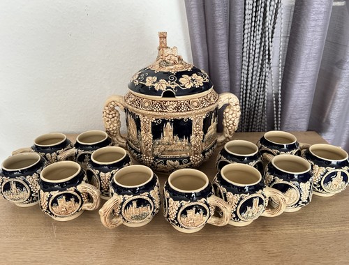 Vintage bowle set burgen - vintage,
