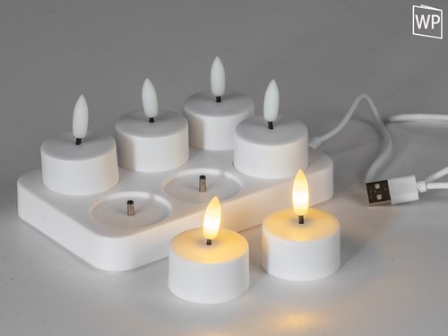Led teelichter akkubetrieben - -teelichter,