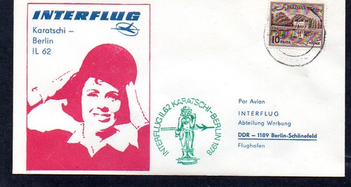 Interflug erstflug karachi - interflug,
