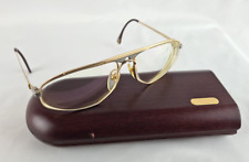 Vintage! Brille AIGNER - 80er-90er Jahre Design - Brillengestell - org. Holzetui