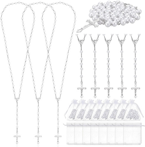 Rosenkranzkette mit weißen - rosenkranzkette, 30