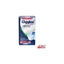 Giggles Inkontinenzwindeln M, 85-125 cm, Erwachsene Männer Frauen - Windel