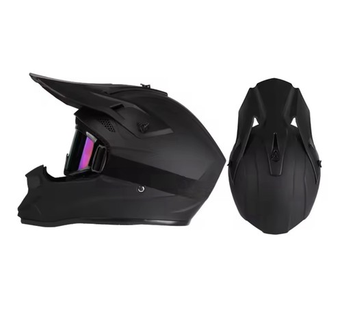 Motocross helm set schwarz - helm,