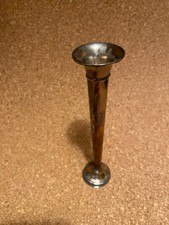 925 Silber Trompetenvase Sterlingsilber höhe 21 cm Blumen/Rosendekorband Prelude