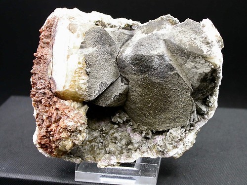 Calcit geoded quarz - calcit, +
