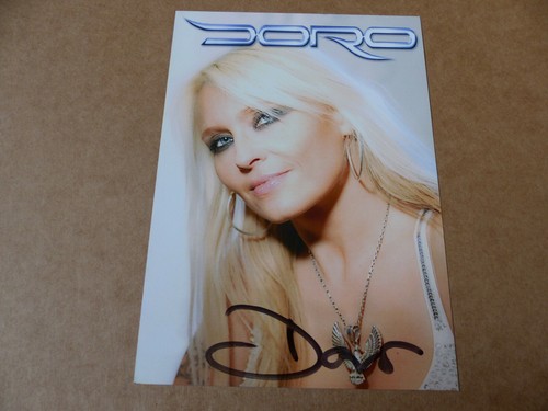Doro pesch signed - pesch, autogramm