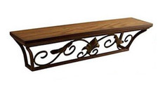 Wand-Konsole antik braun 110