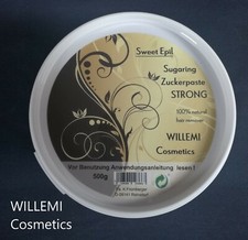 SUGARING Haarentfernung ZUCKERPASTE STRONG Sugar Waxing   500g