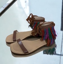 Zara Ledersandalen Gr.37