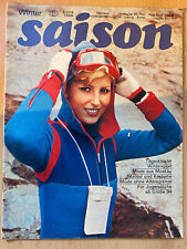 SAISON 1978 Heft 3 Winter - DDR Modezeitschrift inkl. Schnittmuster Mode