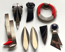 Jugendstil  8 Schalklammern - Vintage - viele seltene Stücke bis ca 8 cm