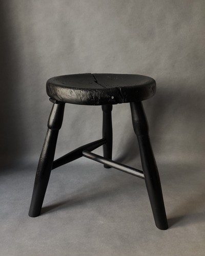 Antiker holz hocker - antiker,