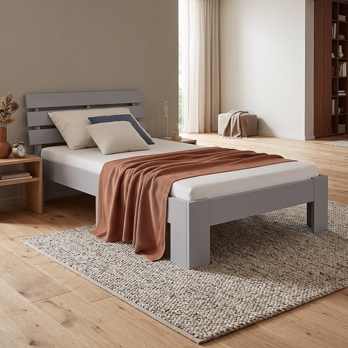 Einzelbett 90x200 massivholz - einzelbett,