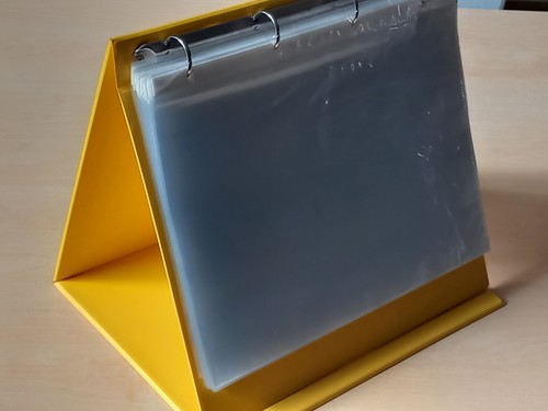 Tisch flipchart quer gelb - tisch,