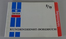 Serviceheft / Scheckheft Chrysler Europe Talbot / Matra Stand 07/1979
