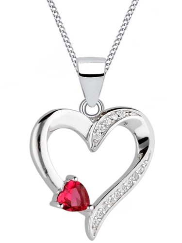 Halskette damen silber herz - halskette,