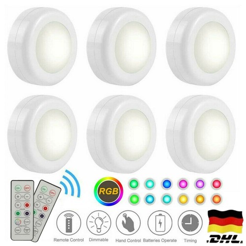 Rgb led unterbauleuchte - 6x,