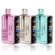 Al Fakher 30K Cubic 30000 Züge Big Puff E-Zigarette Vape E-Shisha Alle Sorten