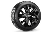 Original VW "Valdivia" Alu 18 Zoll Sommerkomplettradsatz 7LA073138 für VW T6.1