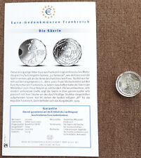 Münze, Frankreich, 10 Euro, 2009, Die Säerin, Silber, Zertifikat, gekapselt