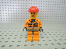 Lego Figur City Bauarbeiter