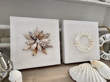 Muschel bilder kunst - 2x, auf