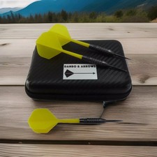 Dart Tragetasche EVA schwarz Hardcase mittelgroß Sportzubehör DANBO & ARROWS