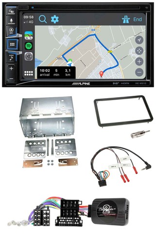 Alpine dab tmc - bluetooth, 2din