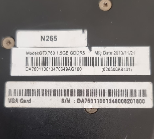 Nvidia geforce gtx 760 5gb - nvidia,