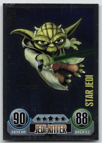 Yoda 154 star jedi topps - 154,