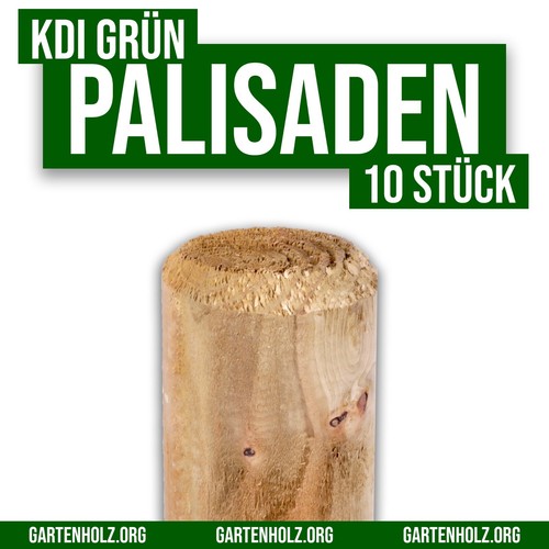 Palisaden holz beet einfassung - beet,