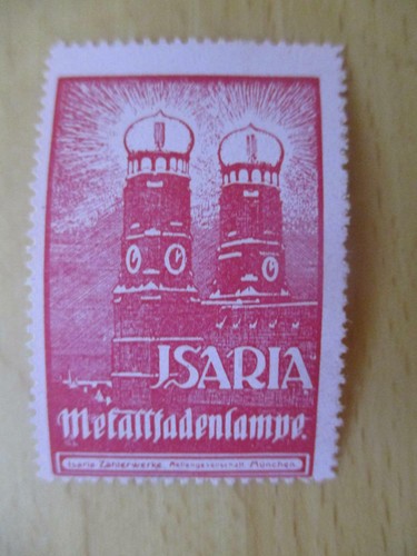 Reklamemarke isaria - reklamemarke,