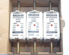 3x NH1- Sicherungseinsätze