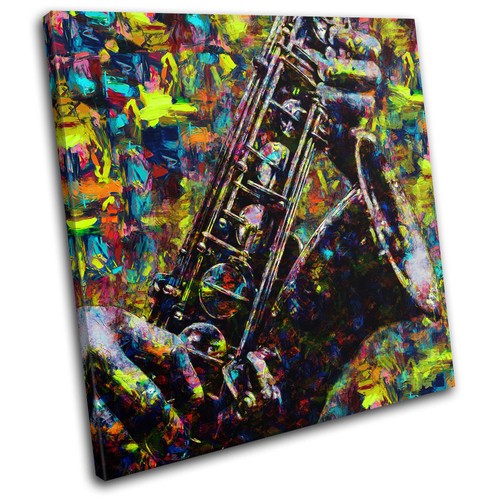 Saxophone colourful pop - colourful, paint