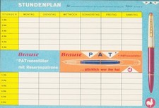 Stundenplan Brause PAT
