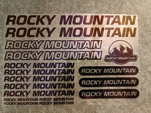 Rocky mountain aufkleberset - rocky,