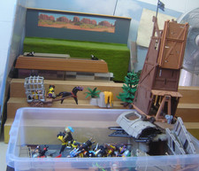 Playmobil Konvolut Burgteile ,Figuren ,Belagerungsturm ,Zubehör "Gebraucht"(437)