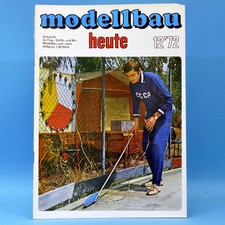 Modellbau heute 12 1972 GST DDR Flugmodell Schiffsmodell Bauplan Schleppdampfer