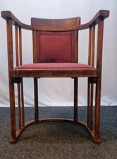  Armlehnenstuhl Josef Hoffmann Fledermaus Stuhl J. Kohn Wien  um 1900 Antik 