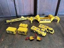 1996 Hot Wheels Mega Rig Caterpillar Baustelle Spielset Super Truck