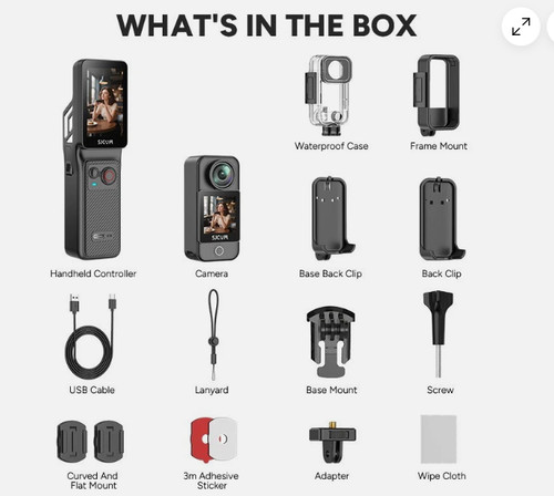 Sjcam c400 combo action camera - c400,