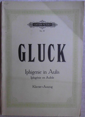 Christoph gluck iphigenie in - christoph, gluck,