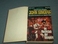 JOHN SINCLAIR ROMAN BUCH MIT HEFT NR.1     IM NACHTCLUB DER VAMPIRE