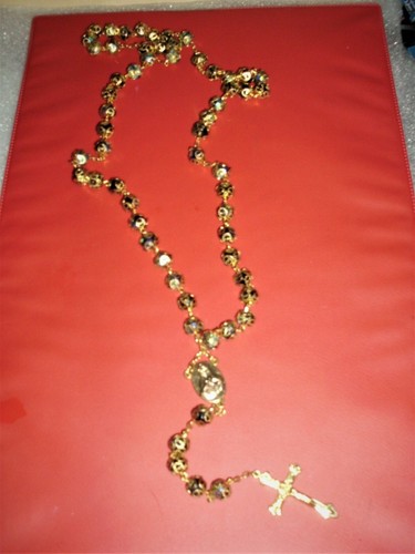 Rosenkranz halskette aus - -,