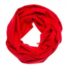 Winterschal Rundschal Loop rot