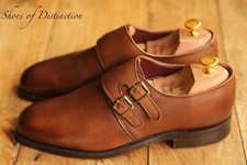 Daks Braun Leder Double Monk