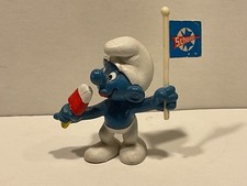 Schlumpf mit Fahne Schleich