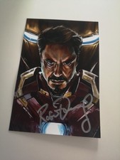 Robert Downey Jr Autogramm signed autograph Schauspieler Actor Hollywood Ironman