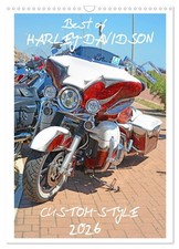 Best of Harley-Davidson Custom-Style 2026 (Wandkalender 2026 DIN A3 hoch), CALVE