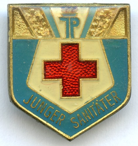 Ddr rotes kreuz abzeichen - -,